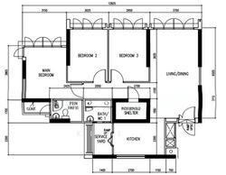 Blk 56 Teban View (Jurong East), HDB 4 Rooms #610369781